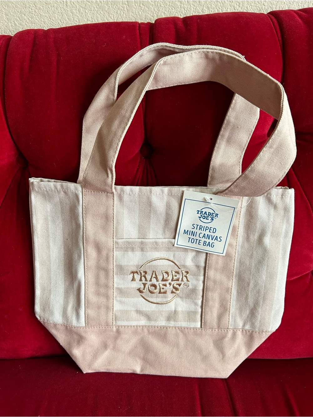 Tan Trader Joe’s Tote Bag